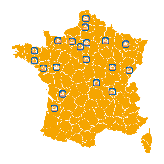 Carte de France Bis Rénovation ACTUALISEE